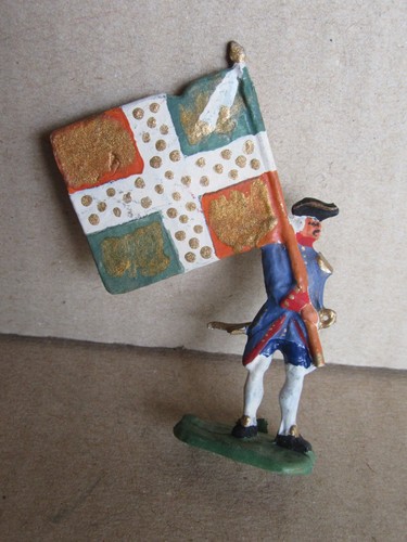 Plat étain soldat - plat, porte