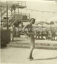 DOLLY DAVIS vers 1925 comédienne cinéma photo d'époque 14 x 13 cm