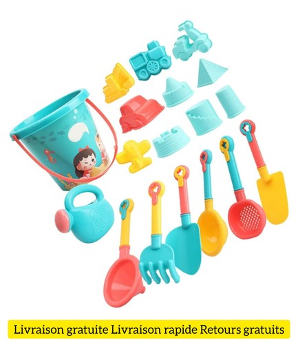 Ensemble jouets plage 18 - jouets,