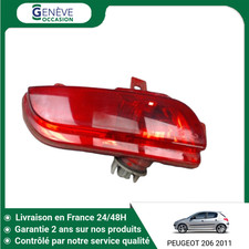 🇫🇷 FEU DE PARE-CHOC ARRIERE GAUCHE PEUGEOT 206 ➤6350HA ♻️