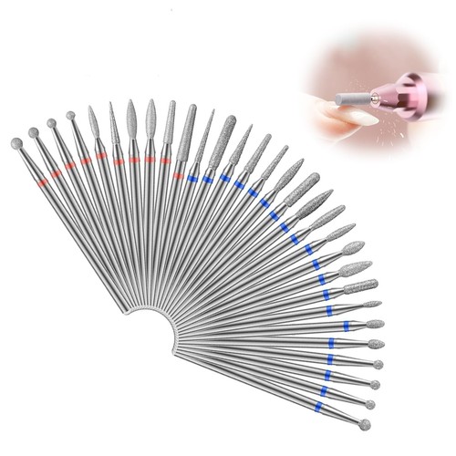 30pcs fraise ponceuse ongles - 30pcs,