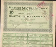 PHARMACIE CENTRALE DE FRANCE (K)