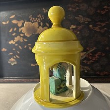 LAMPE VEILLEUSE CÉRAMIQUE VINTAGE ATELIER LE CHAT PARIS CAGE. Pièce Rare