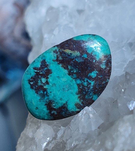 Chrysocolle pierre roulée - pierre,