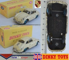 Porsche 356A coupé beige d'origine vrai dinky toys england 182 boite repro 1/43