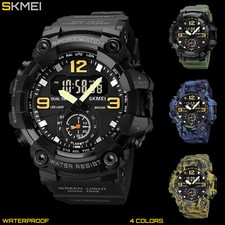 Hommes Grand Très Imperméable Numérique SPORTS Militaire Tactique Montre 54mm