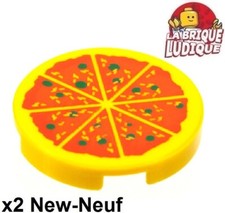 Lego 2x Tile round decorated