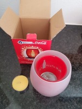 NEUF FETE PHOTOPHORE AVEC BOUGIE COCA-COLA REFLET LUMIERE