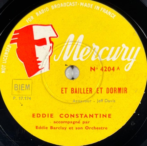 Eddie constantine et bailler - et,