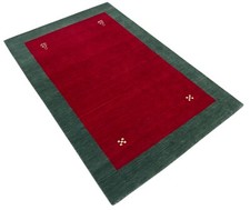 Tapis Gabbeh 100% Laine Rouge