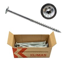 Vis à tête plate blanc