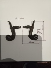 Paire de chiens pour fusil ancien à broches