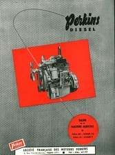 Publicité ancienne Perkins diesel matériel agricole 1955 issue magazine