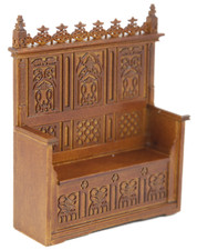 Poupées Maison Gothique Banc