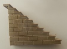 PLAYMOBIL escalier/mur pierre du Chateau