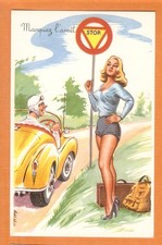 CARRIERE carte postale DESSIN