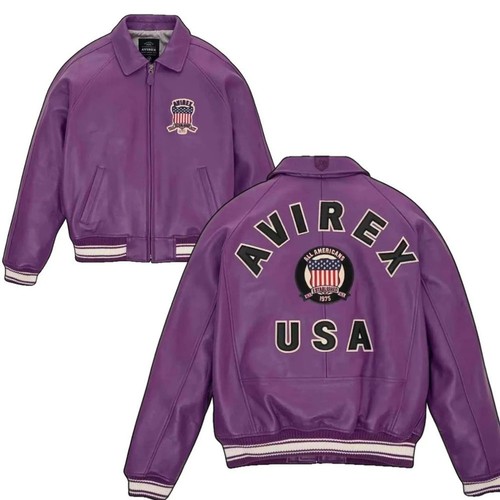 Veste simili cuir avirex - veste,