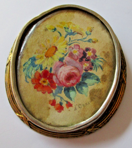 Ancienne broche empire couleur - ancienne,