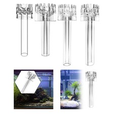 Écumoire d'aquarium en acrylique transparent, outil léger et rotatif pour