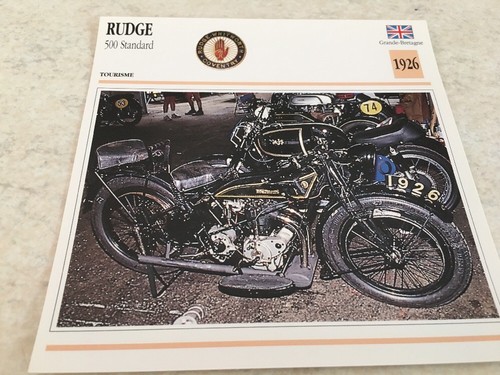 Carte moto rudge - carte,