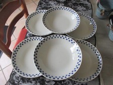 6 assiettes creuses en