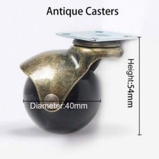 Petit Roulette Roues en Bois Chaise Rotatif Bois 4pcs Lot 3.8cm Haute Qualité