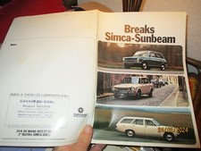 Ancien Catalogue Breaks Simca