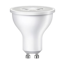 Plafonnier LUNARA à deux flammes avec ampoules LED GU10 de 468lm chacune, blanc