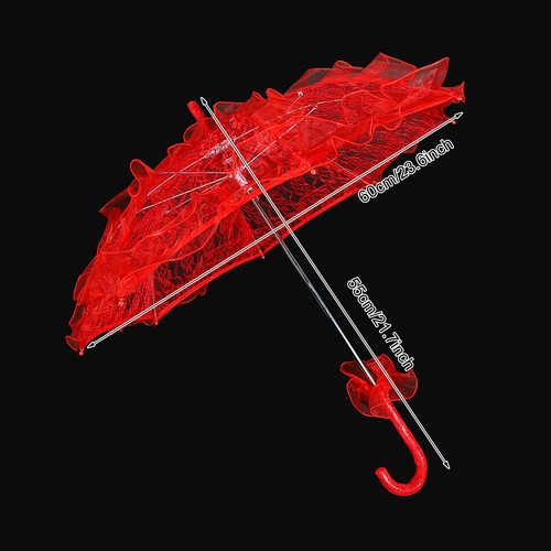 Parapluie dentelle coton - parapluie,