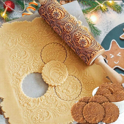 Rouleau pâtisserie gravé - à,