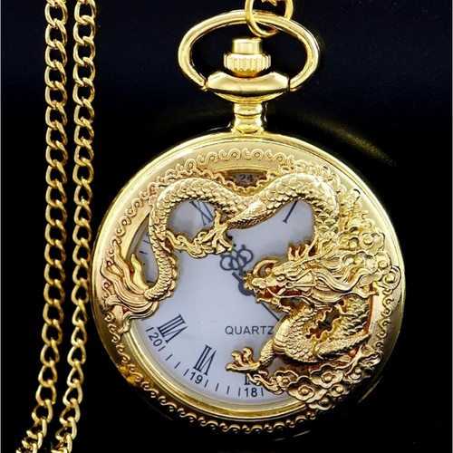 Montre gousset dragon - montre,