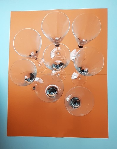 Verres cristal bohème - 8,