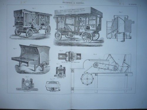 Gravure 1880 matériel - 1880,