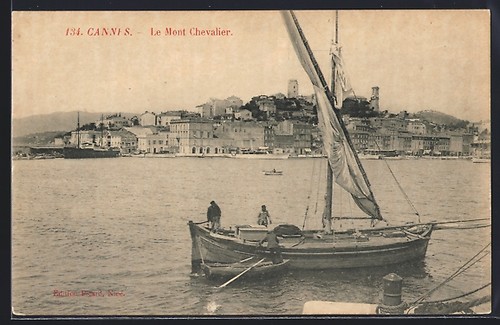 Cpa cannes mont chevalier - cannes,,