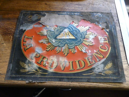 Plaque non émaillée pub - non,