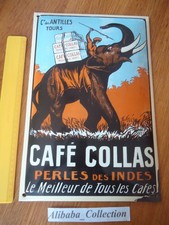 PLAQUE EMAILLée CAFé COLLAS