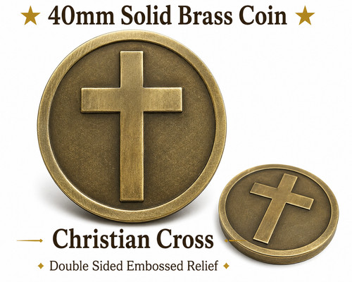 Jeton religion pièce croix - jeton,