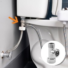 Vanne en laiton 3 voies pièce en T pour lignes d'alimentation en eau dans salle