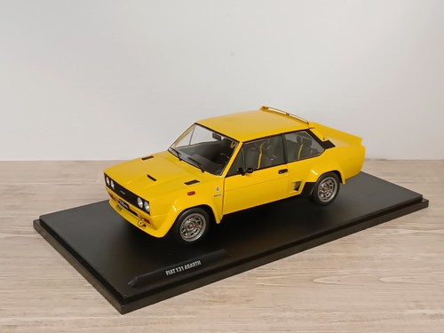 Fiat 131 abarth jaune - jaune, 1/18