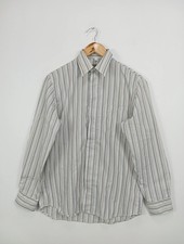 JUNIOR B. Chemise Décontractée Homme Gris Rayé (EU 164)