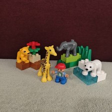 Lego Duplo 4962 - Le Zoo des Bébés Animaux - Complet girafe éléphant ours lion 2