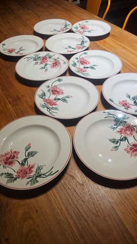 Lot assiettes plates - 10,