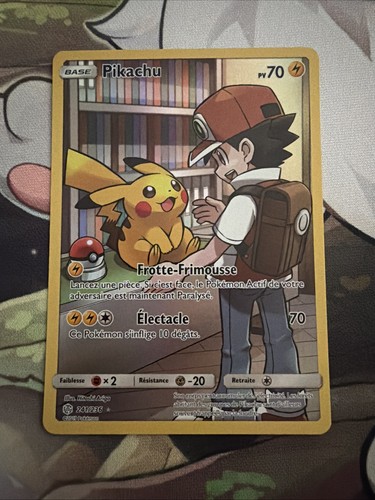 Carte pokémon pikachu full - pokémon,
