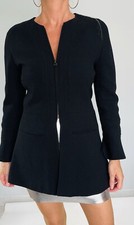 Veste longue cintrée logo CC