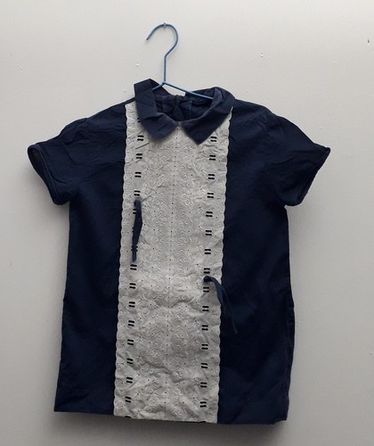 Ancienne robe tablier enfant - robe-tablier,
