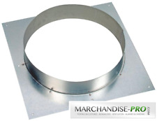 Platine virole galvanisé piquage de raccordement galva  Hotte/Caisson