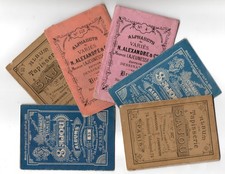 livre couture 6 album Sajou et Alexandre 1890 alphabet et tapisserie broderies