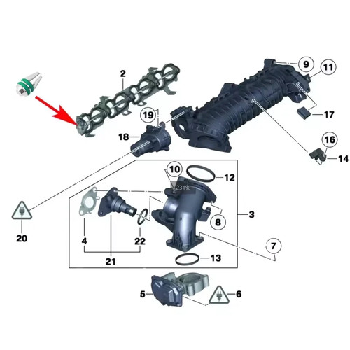 Kit reparation clapet volet - kit,