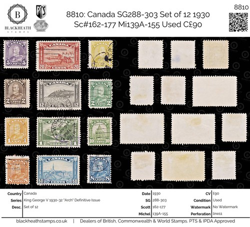 8810 canada sg288 303 - :, lot