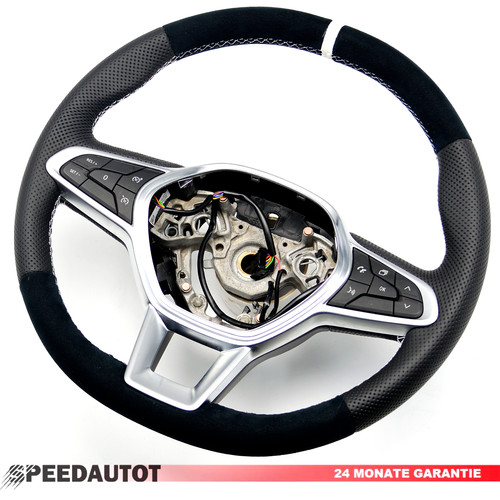 Volant cuir alcantara - alcantara, renault